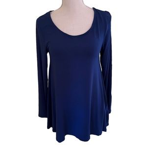 Soft Surroundings Cobalt Blue Scoop Neck Aline Tunic XS